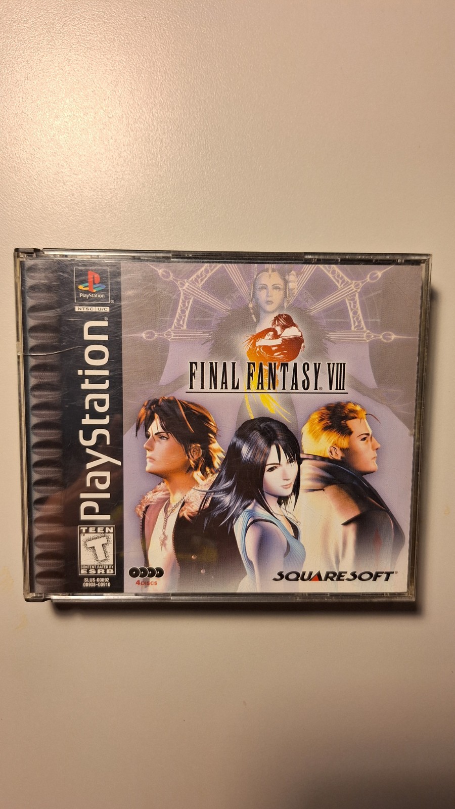 Final Fantasy VIII 8, PS1 PlayStation Black Label – 4 Discs Manual Walkthrough