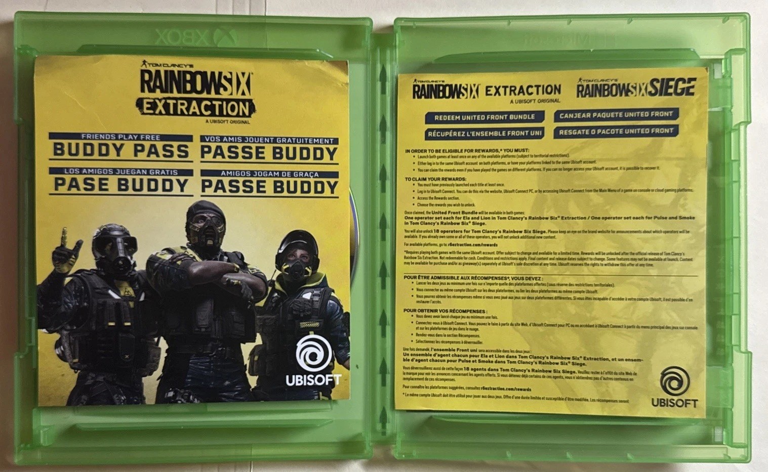 Tom Clancy’s Rainbow Six: Extraction Deluxe Edition -Microsoft Xbox one/Series X