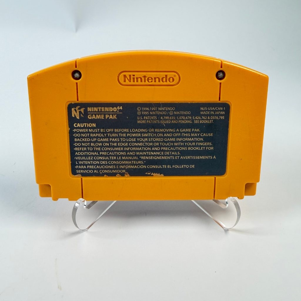 Donkey Kong 64 Nintendo 64 N64 Yellow Cartridge Authentic Rare Video Game Tested