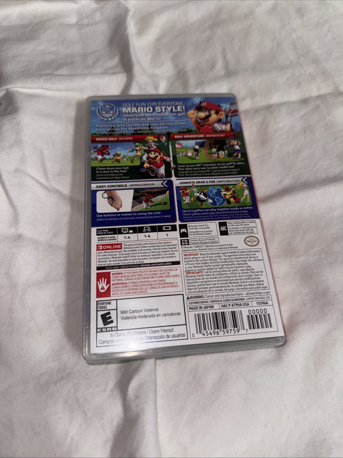Mario Golf: Super Rush – Nintendo Switch, NEW