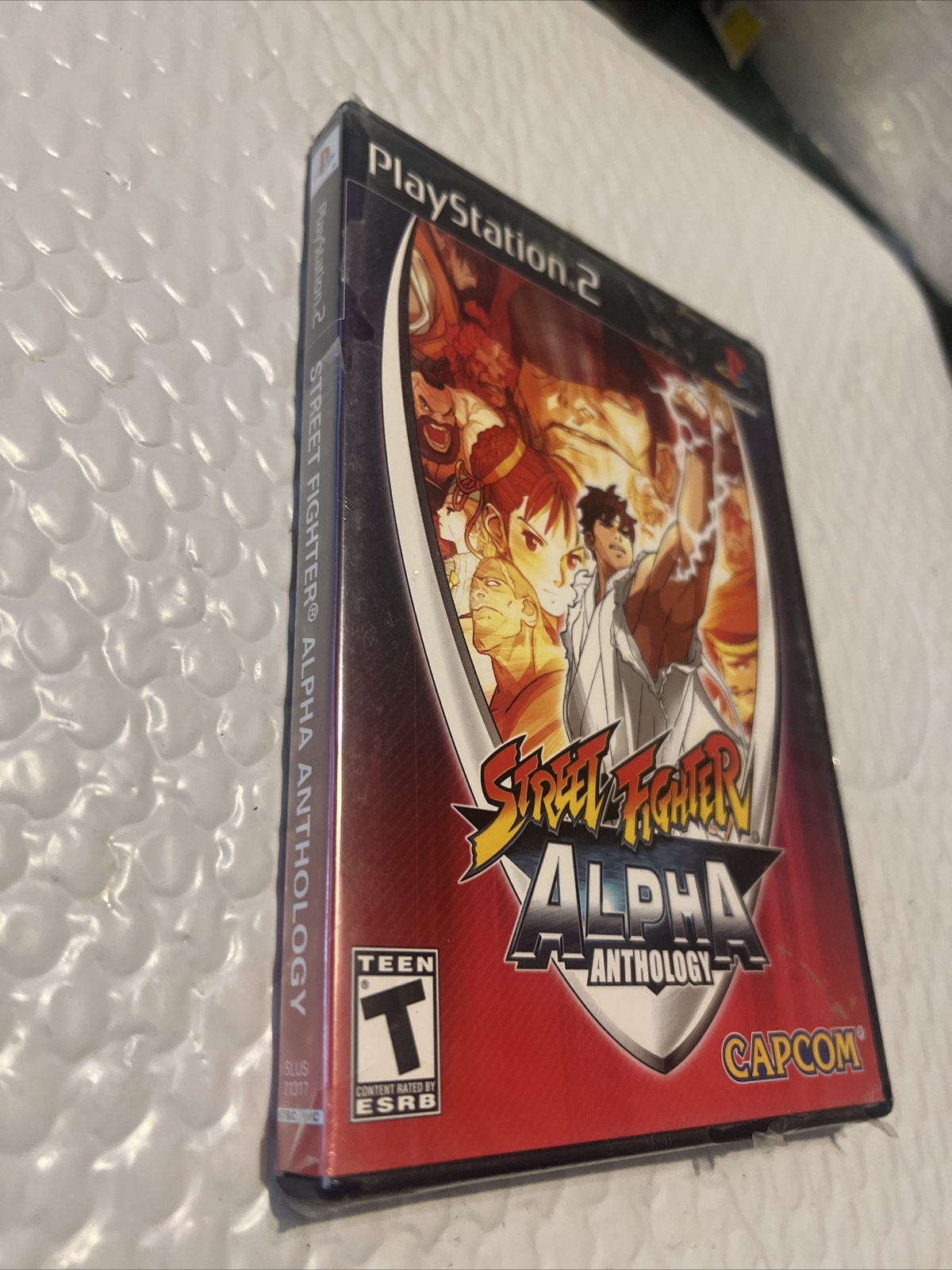 Street Fighter Alpha Anthology PS2 New Factory Sealed Rips Tears