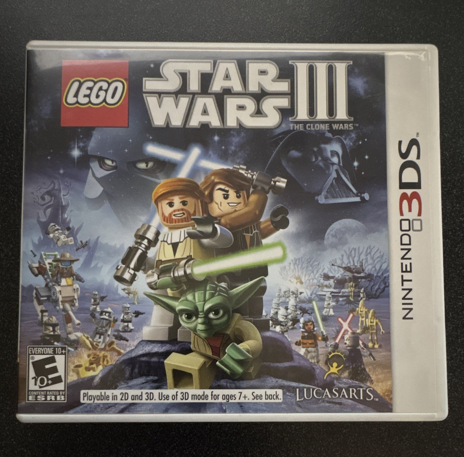 LEGO Star Wars III: The Clone Wars Nintendo 3DS Manual Included E10+ NTSC-U/C