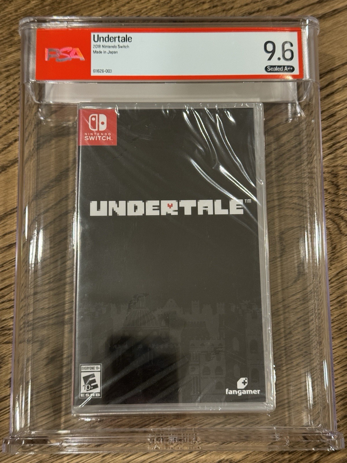 2018 Undertale RPG Nintendo Switch Sealed Video Game PSA 9.6 A++