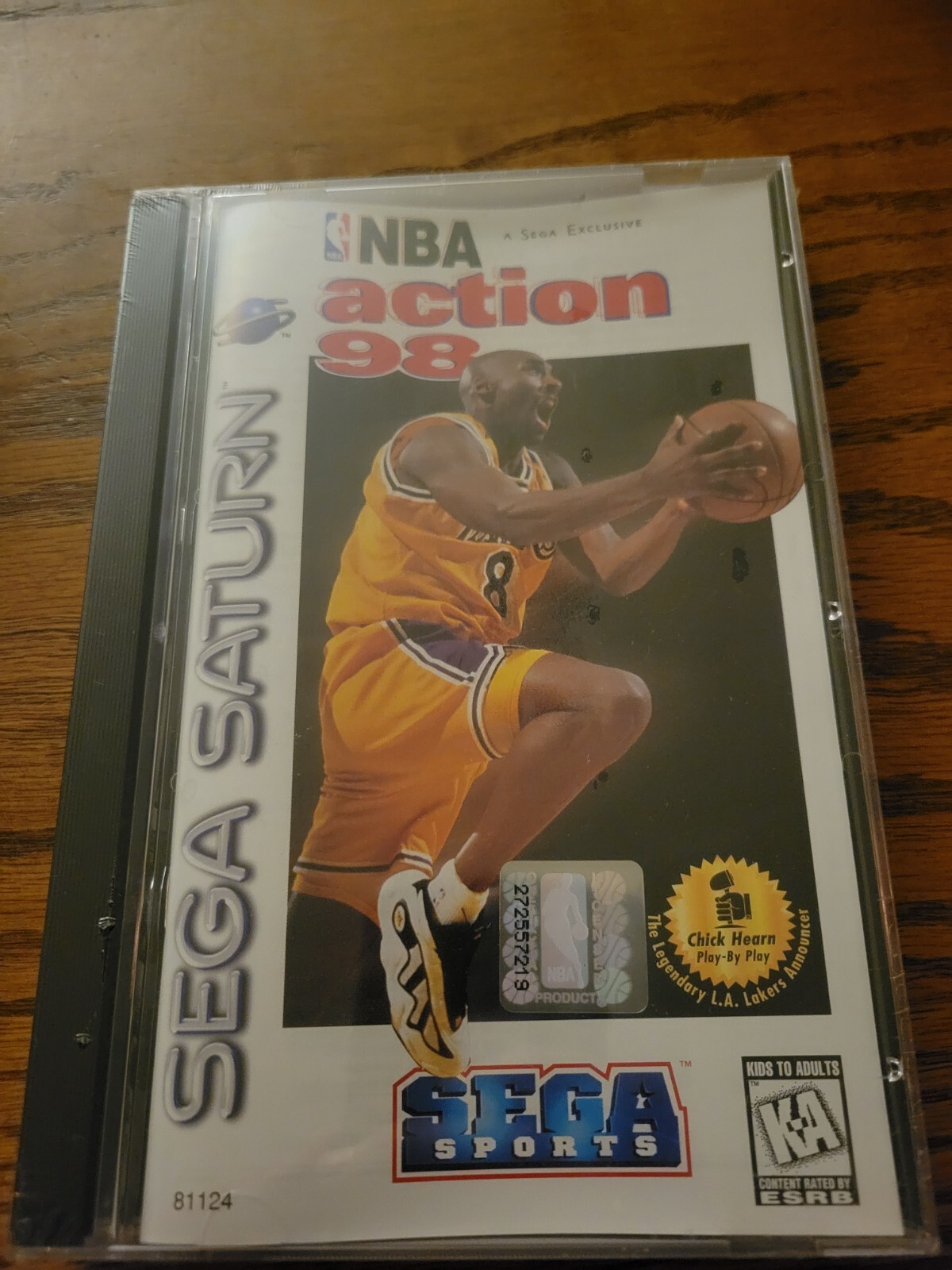 NBA Action 98 (Sega Saturn, 1997) New Sealed RARE