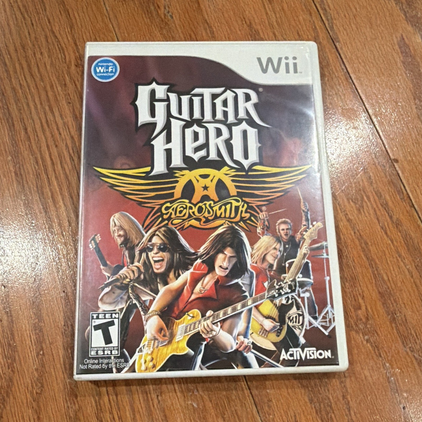 Activision Guitar Hero: Aerosmith (Nintendo Wii) w/ Manual Multiplayer T