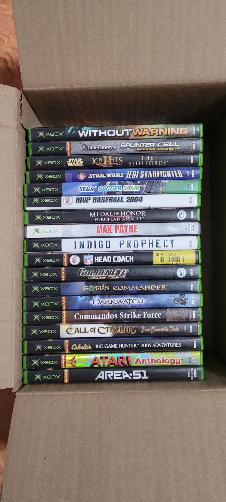 TESTED Xbox Lot of 18 Complete Games CIB Call of Cthulhu, Darkwatch… Lot #11