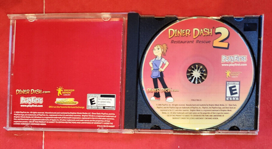 PlayFirst Diner Dash 2 Restaurant Rescue 2006 PC Game