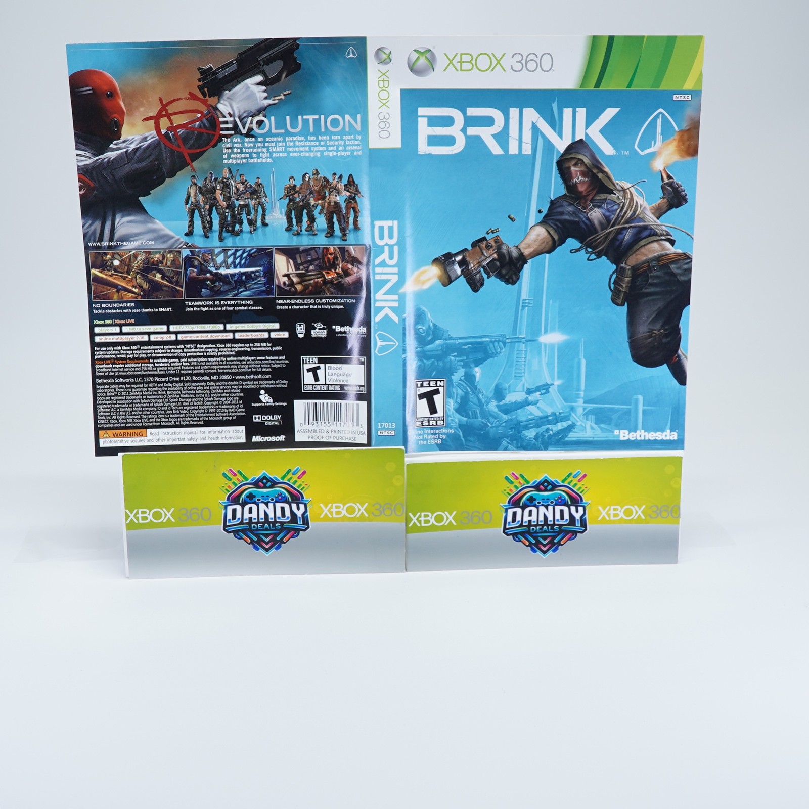 Brink CIB W/ Manual – Tested – Xbox 360