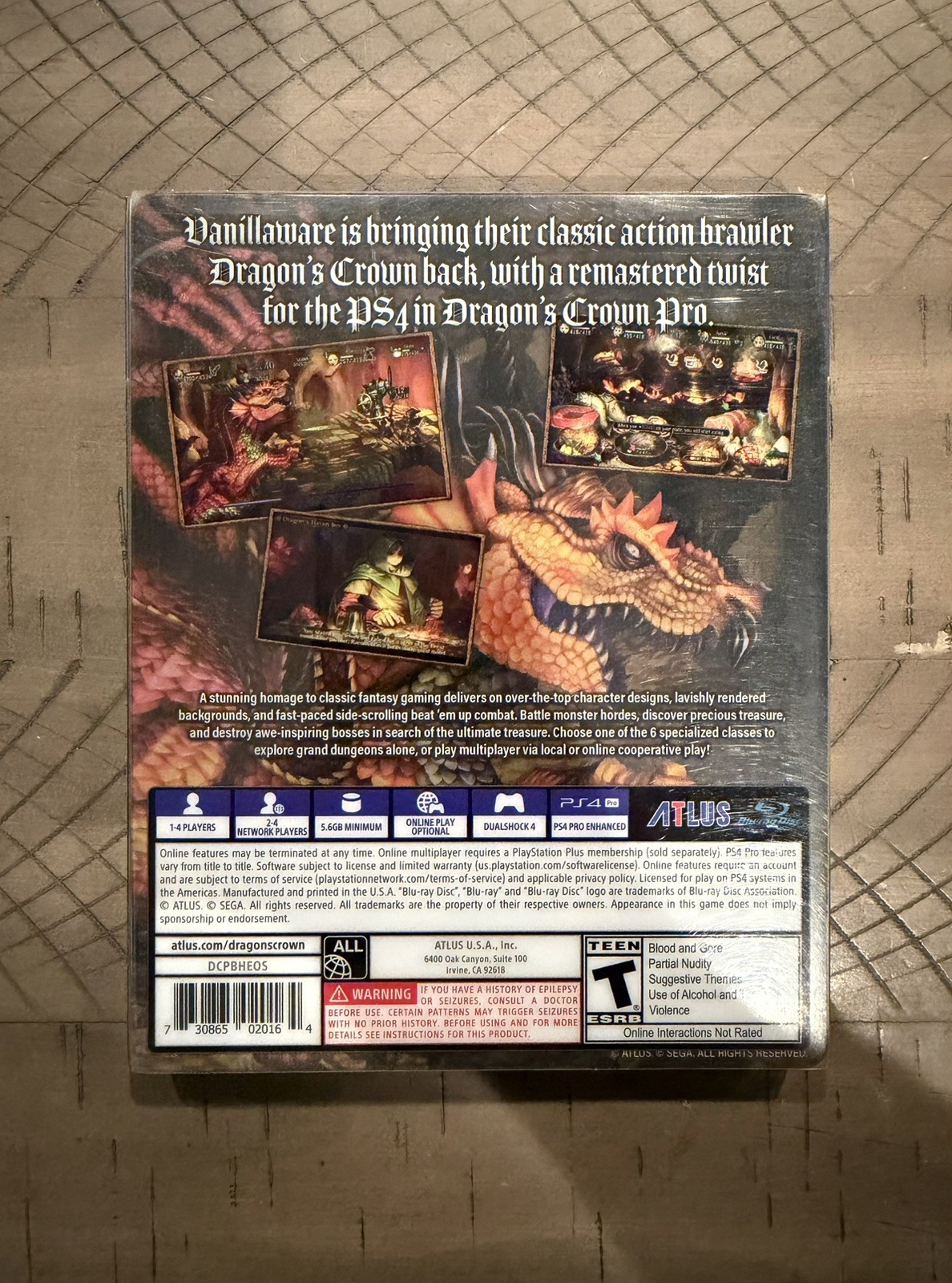 Dragon’s Crown Pro: Battle Hardened Edition w/ Cards (Sony PlayStation 4, 2018)