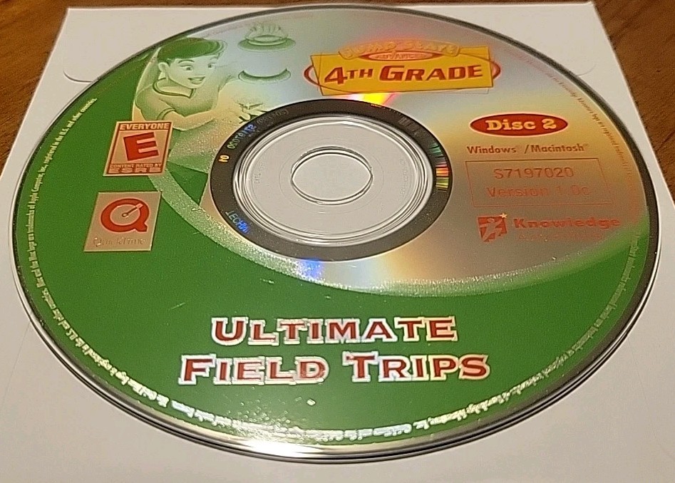 Jump Start Advanced 4th Grade Disc 2 Only Ultimate Field Trips