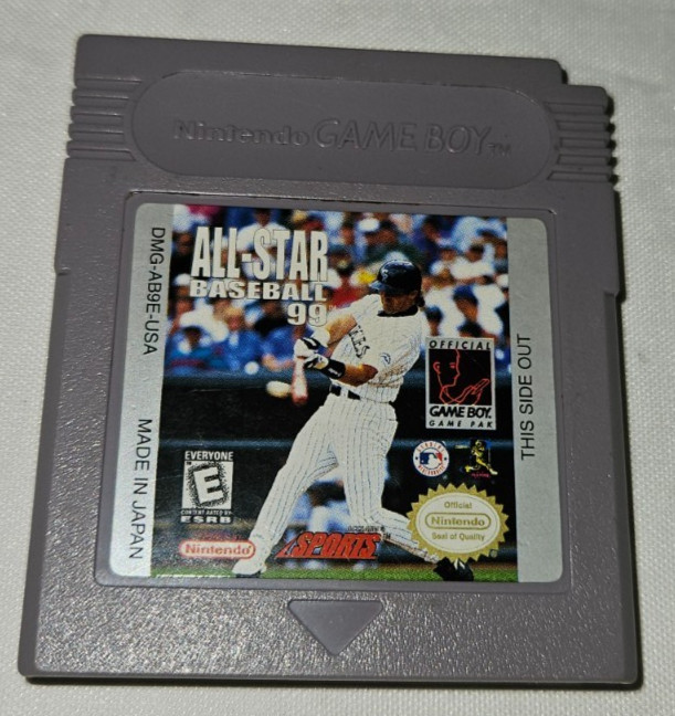 All-Star Baseball ’99 Cartridge Only Authentic Nintendo Game Boy USA 1998