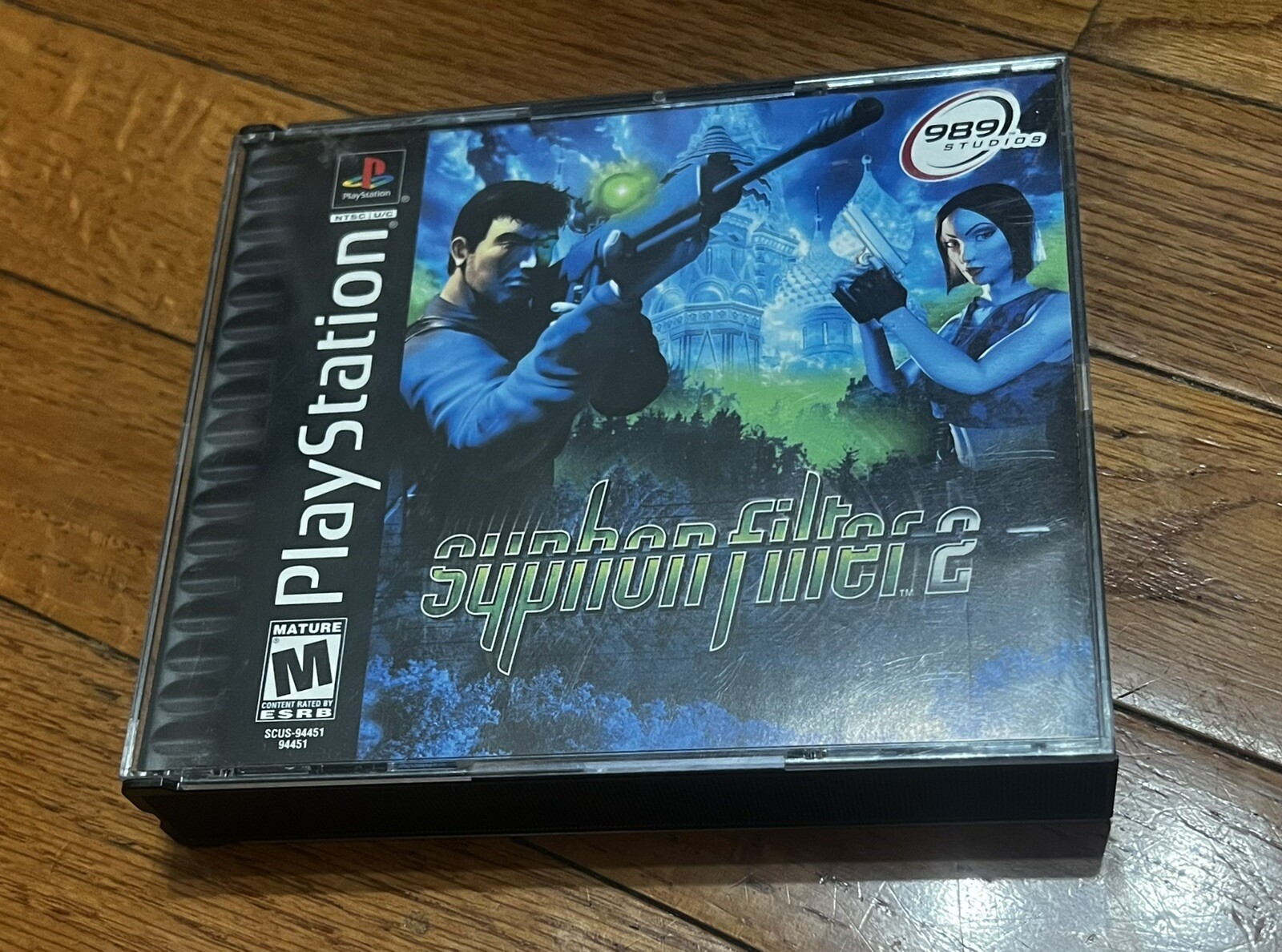 Lot Of 2 Playstation 1 Ps1 Games: Syphon Filter 1 & 2 Complete