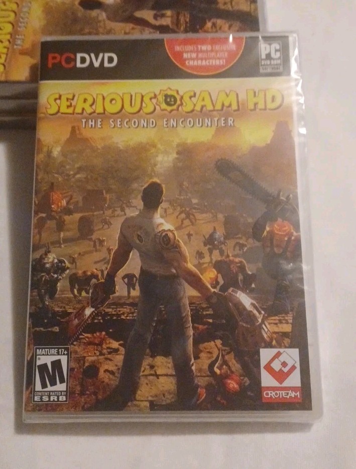 Serious Sam HD: The Second Encounter (PC 2010) Windows XP -BRAND NEW SEALED GAME