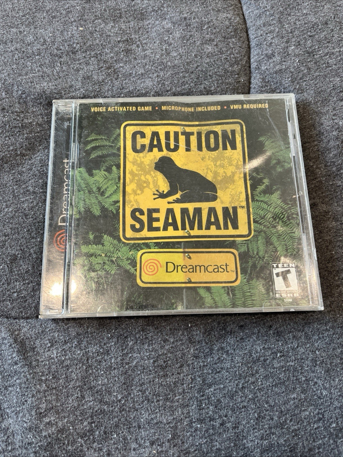 Caution Seaman Sega Dreamcast 2000 Complete (TESTED)