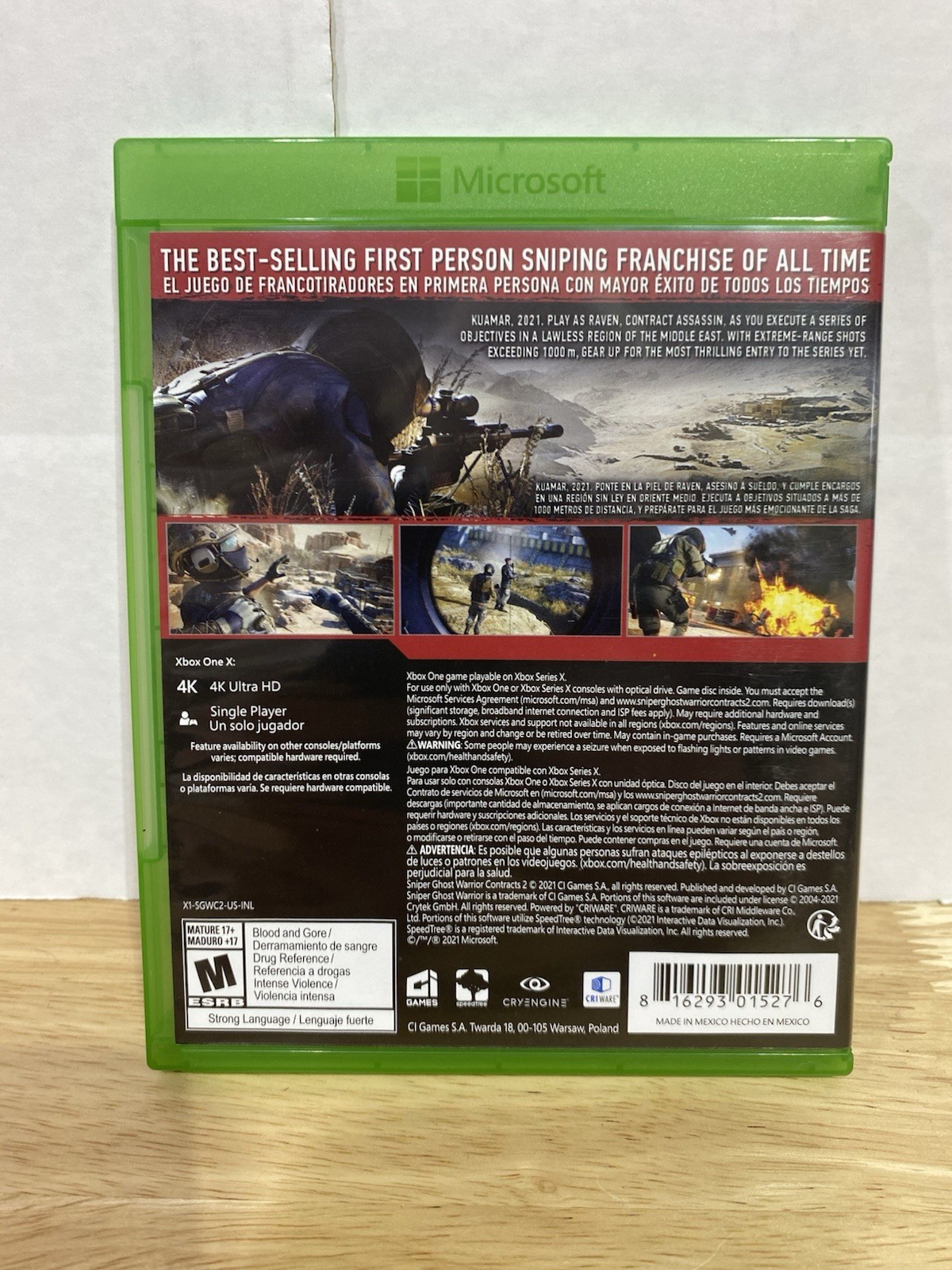 Sniper: Ghost Warrior: Contracts 2 (Xbox One) PEGI 18+ Shoot ‘Em Up: Sniper
