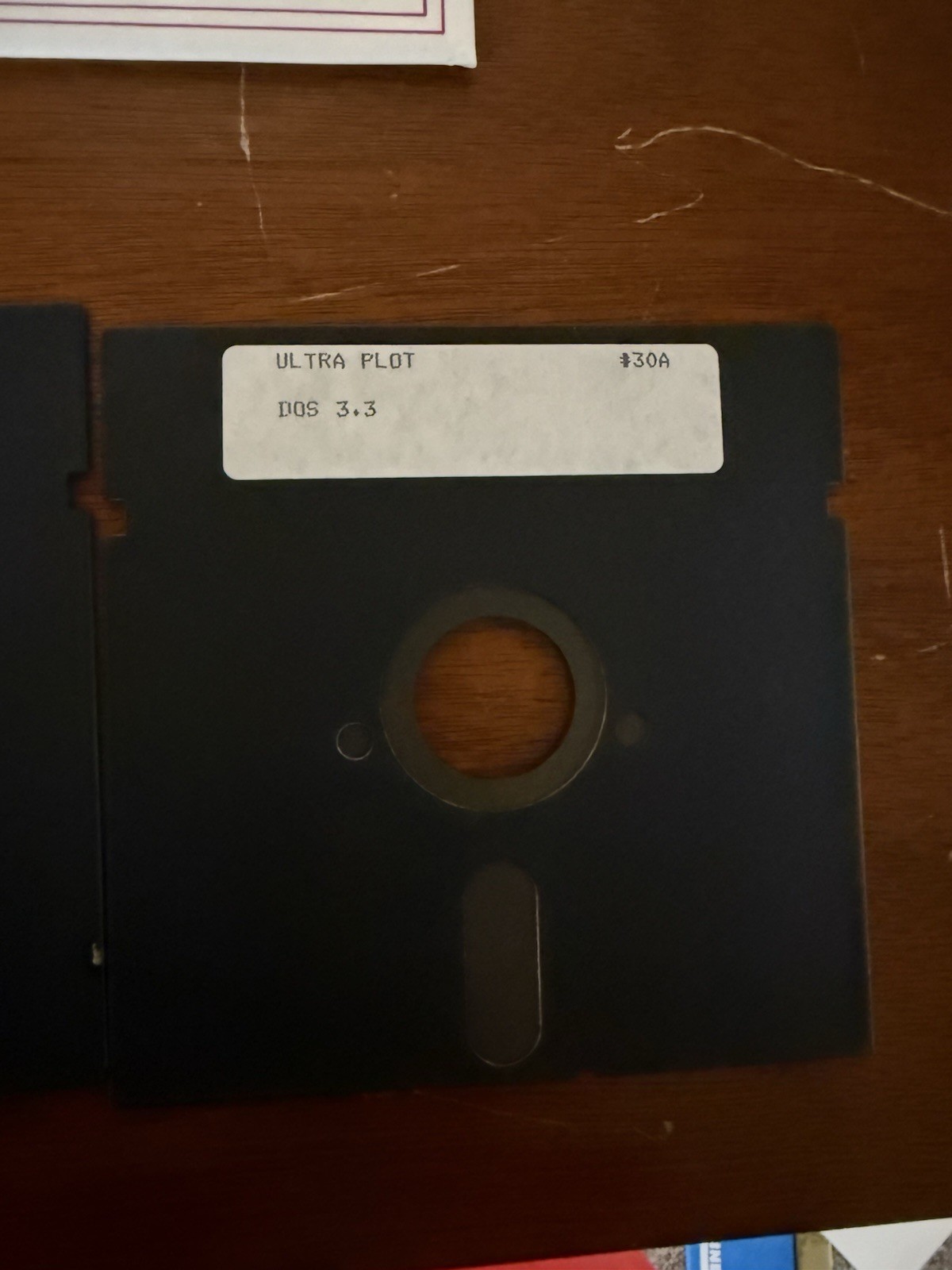 Apple II Ultra Plot DOS 3.3 2 Disk Set w/ Original Avant Garde Creations Sleeve