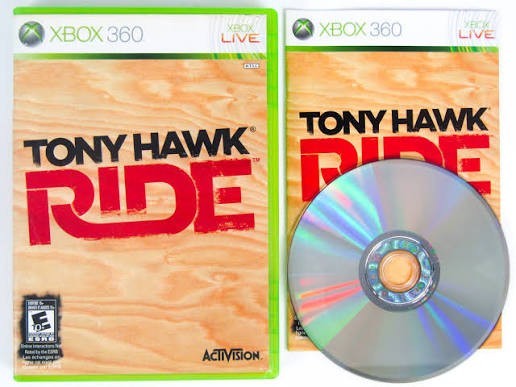 Tony Hawk Ride Xbox 360 Complete Case Disc Manual Tested