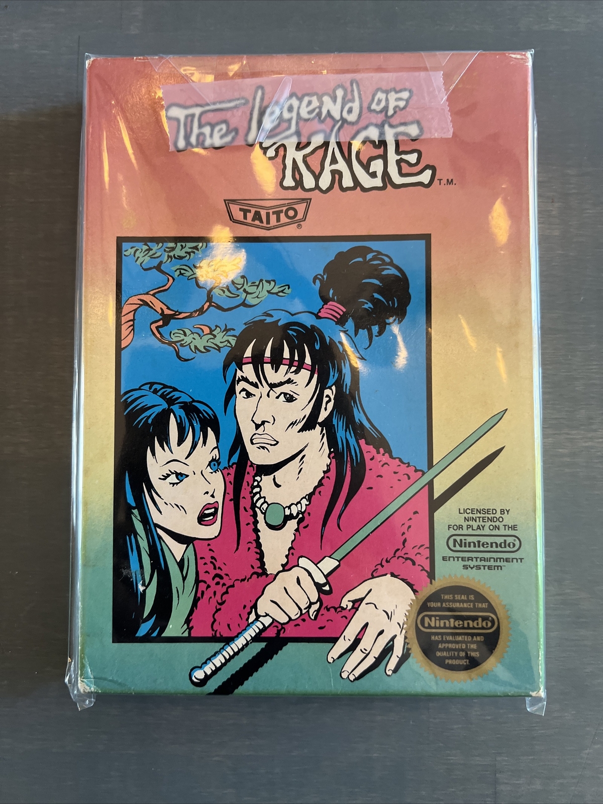 Legend of Kage Nintendo Fight Evil Ninjas Fire-breathing Monks Tree Jumping 80s