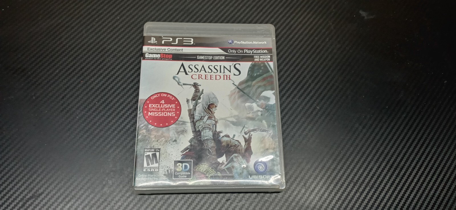 Assassin’s Creed III 3 PS3 2012 Action-Adventure Ubisoft MA15+ VGC 7063