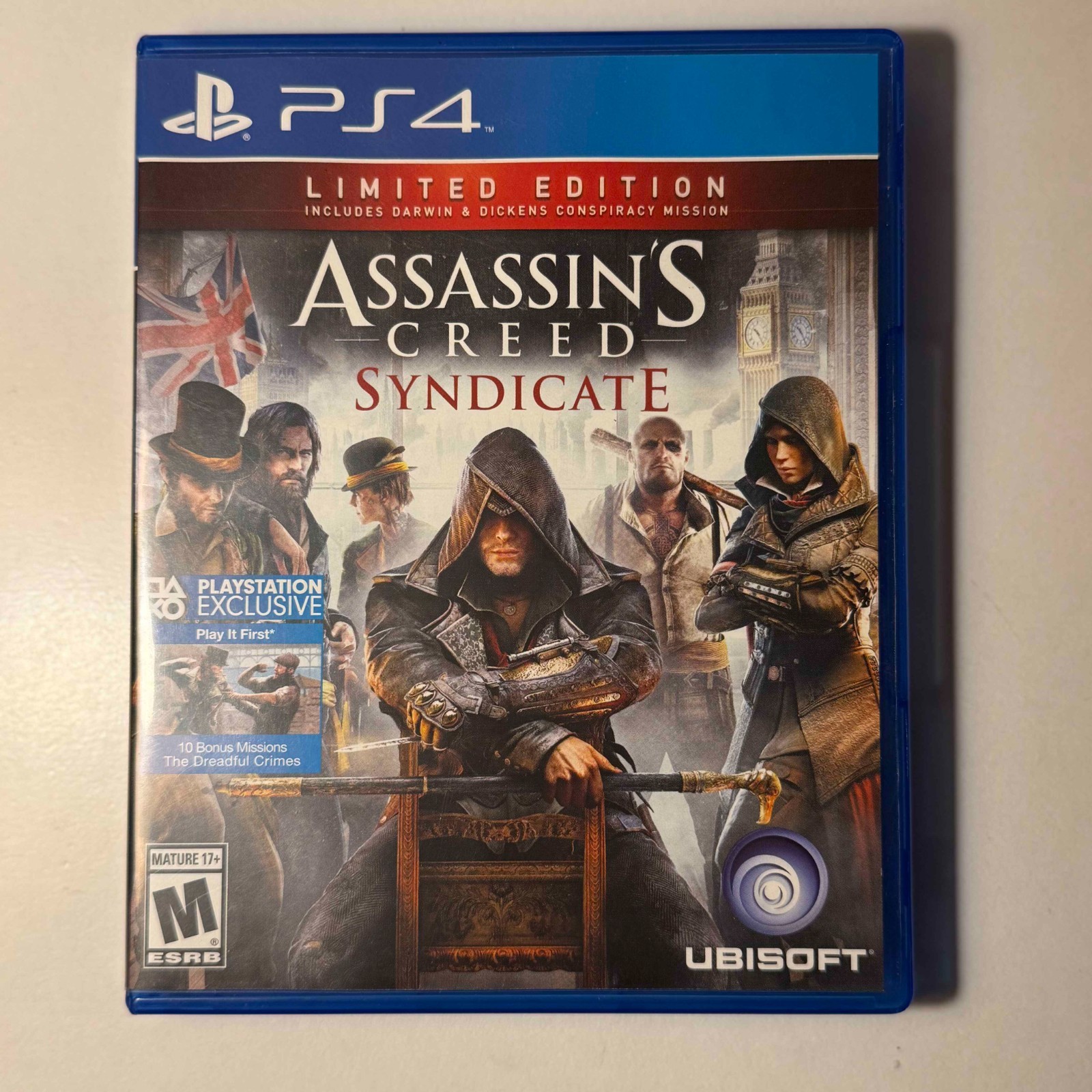 Assassin’s Creed: Syndicate – Limited Edition | PS4 | Lot #8 | PRISTINE