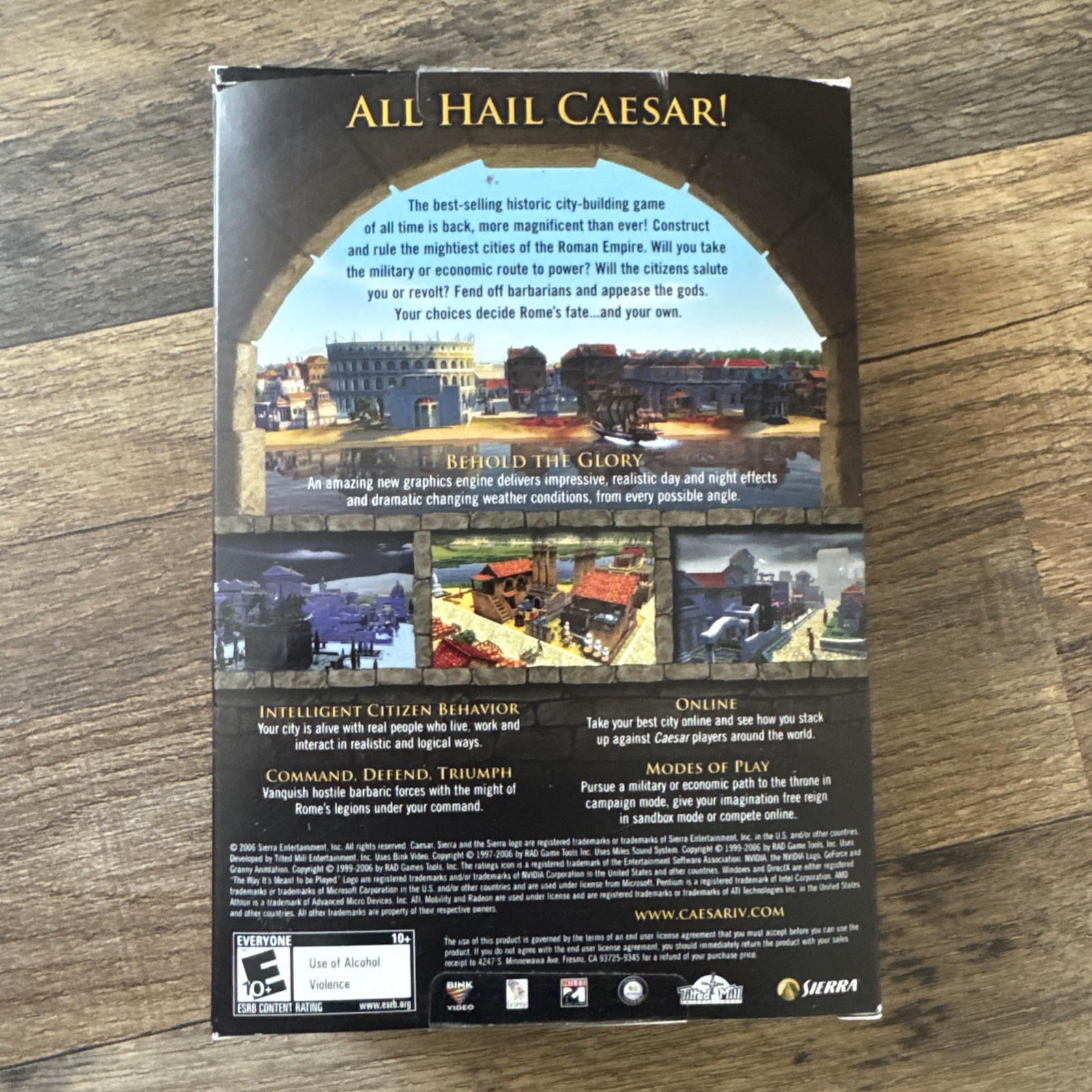 Caesar IV 4 PC Game 2006 Windows 10 11 + DVD Rome