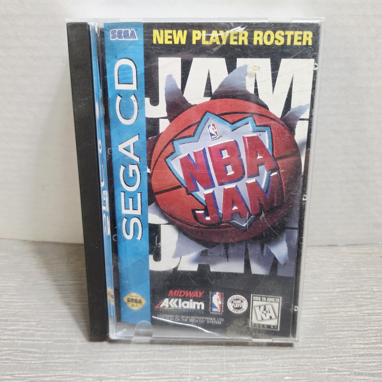 NBA Jam for the Sega CD Console Acclaim Entertainment 1994 Manual Included