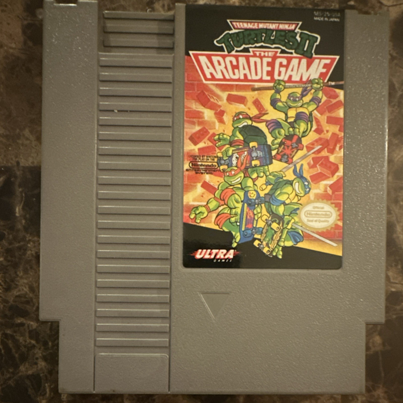 Nintendo NES Teenage Mutant Ninja Turtles II Ultra Games Beat ‘Em Up NTSC-U/C