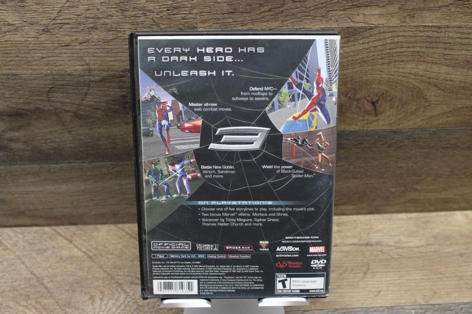 Spiderman 3 Sony PlayStation 2 PS2 2007 Disc Only Tested Spider-Man