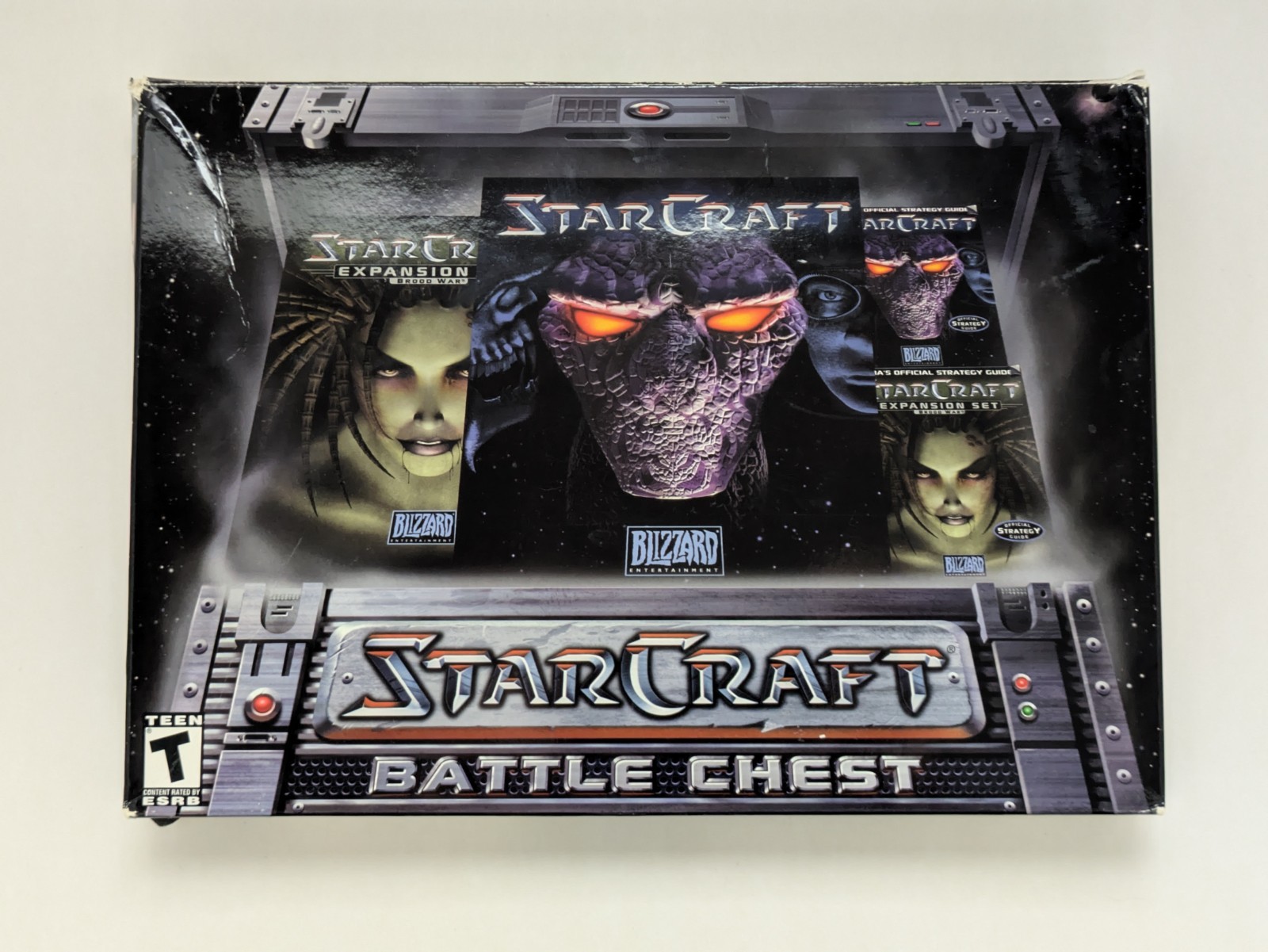 StarCraft Battle Chest PC Mac Blizzard 1998 Big Box Brood War Strategy Guides