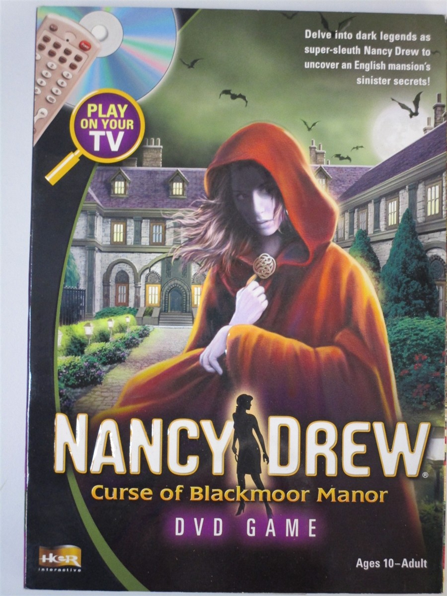 DVD Nancy Drew Curse of Blackmoor Manor DVD Video Game