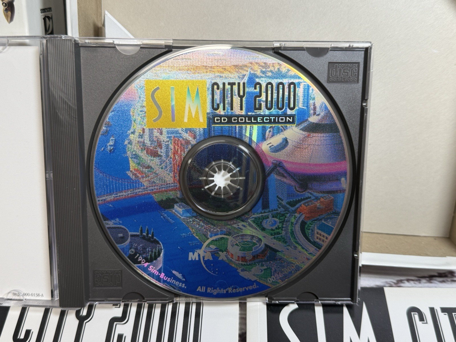 Maxis Sim City 2000 CD Collection PC /Windows Big Box Set – Mint CD and Manuals