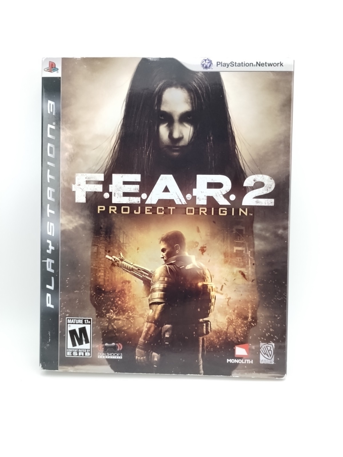 FEAR 2 Project Origin w. Cover Slip PS3 Sony PlayStation 3 2009