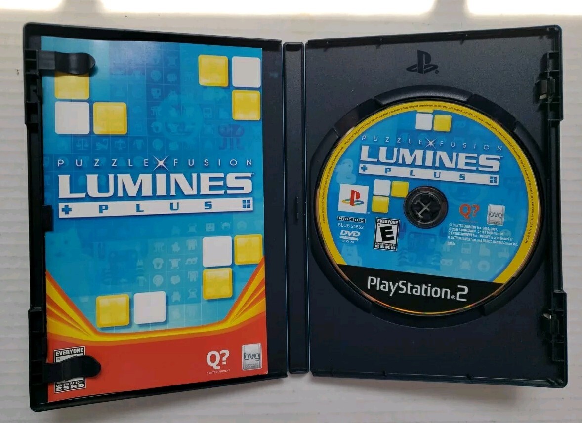 PlayStation 2 Combo – Lumines & Mojo Pre-Owned Both CIB Read Description