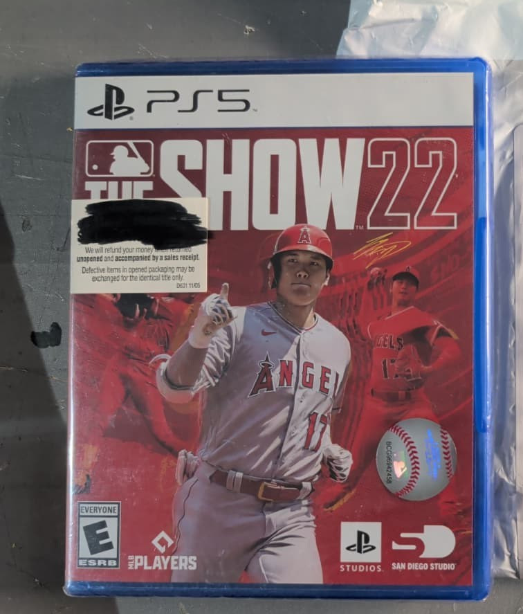 MLB The Show 22 Standard Edition PS5 Baseball Video Game Sony Physical Disc