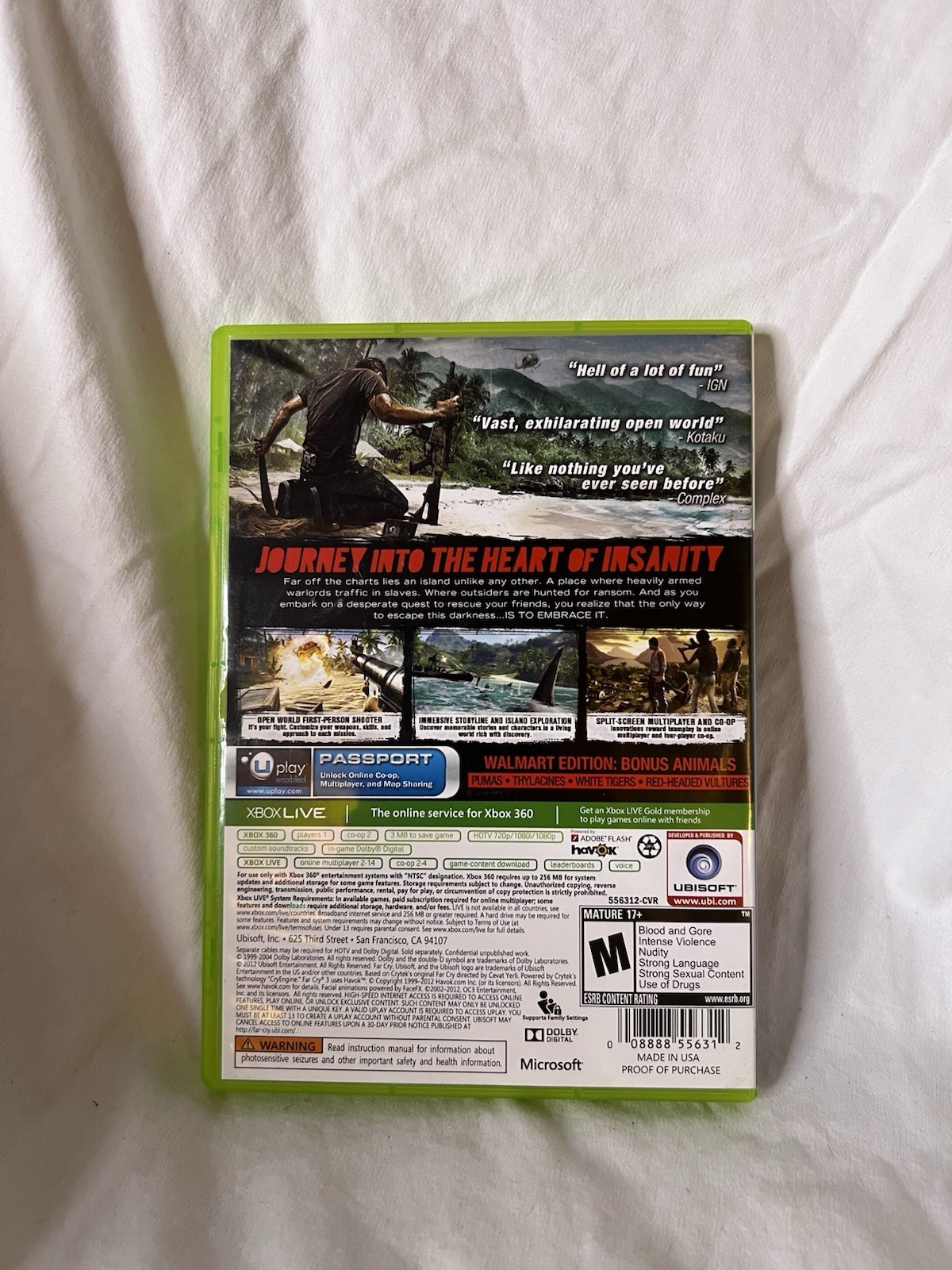 Far Cry 3 (Microsoft Xbox 360, 2012)