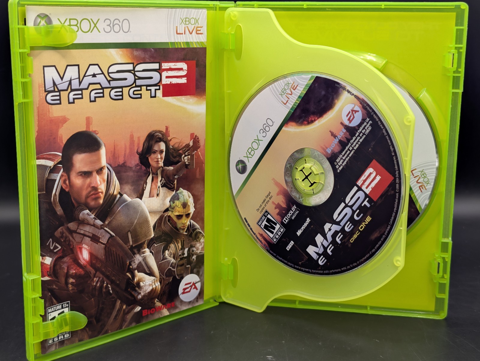 Mass Effect 2 ( Microsoft Xbox 360 ) CIB – Mint Discs – Tested