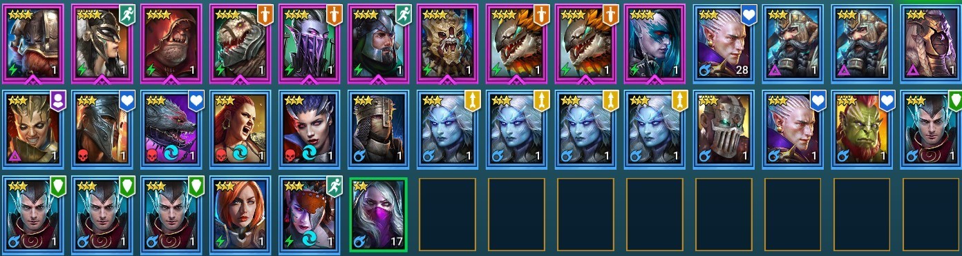 Raid Shadow Legends | Starter acc with Gaspard : 94k energy / 27 Legendary hero