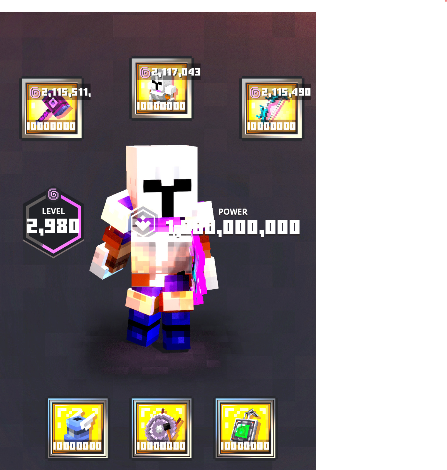Minecraft Dungeons – Renegade Armor Tank Build Modded (Cross-play) (6 Items)
