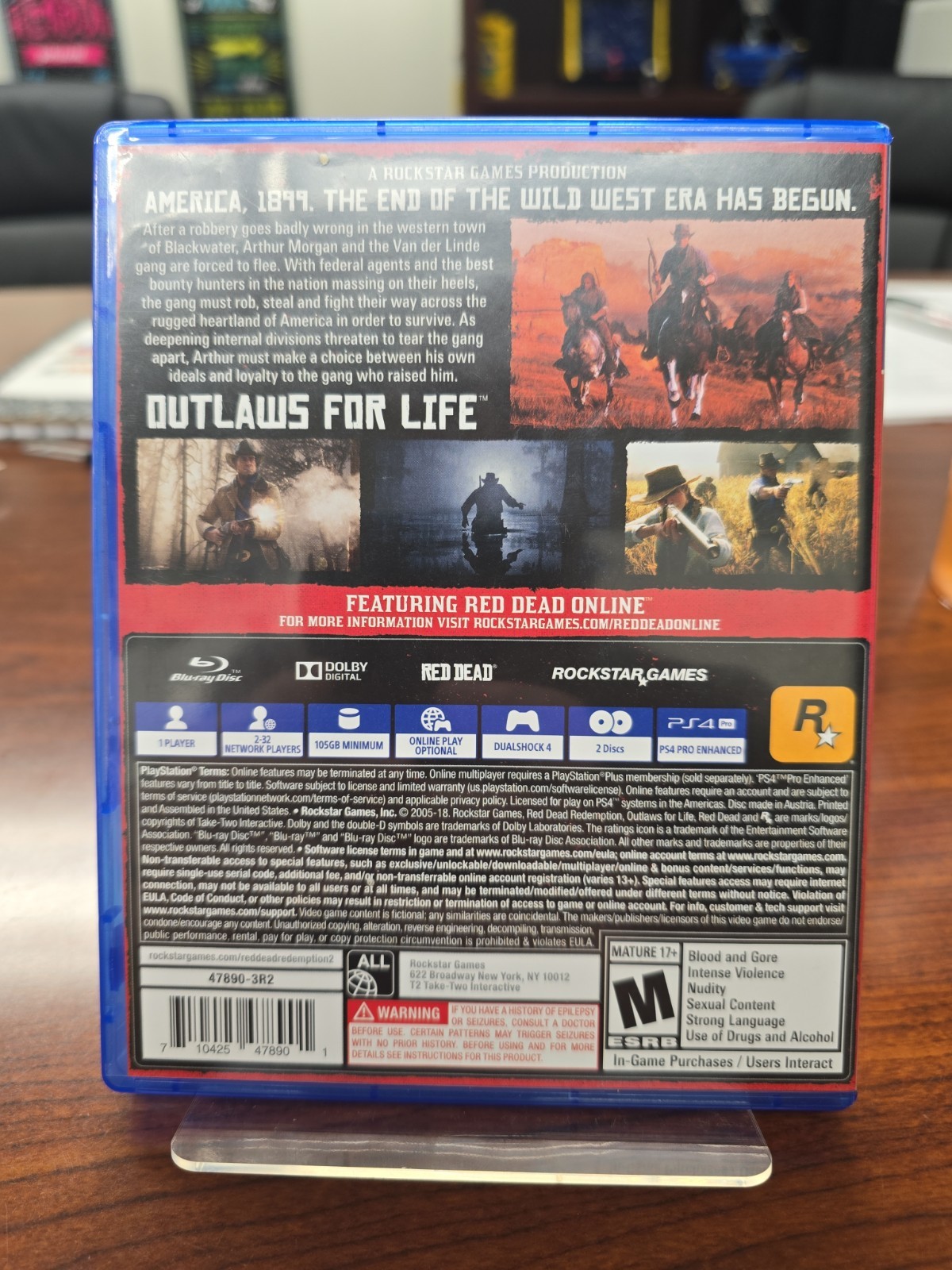 Red Dead Redemption 2 With Map – Sony PlayStation 4