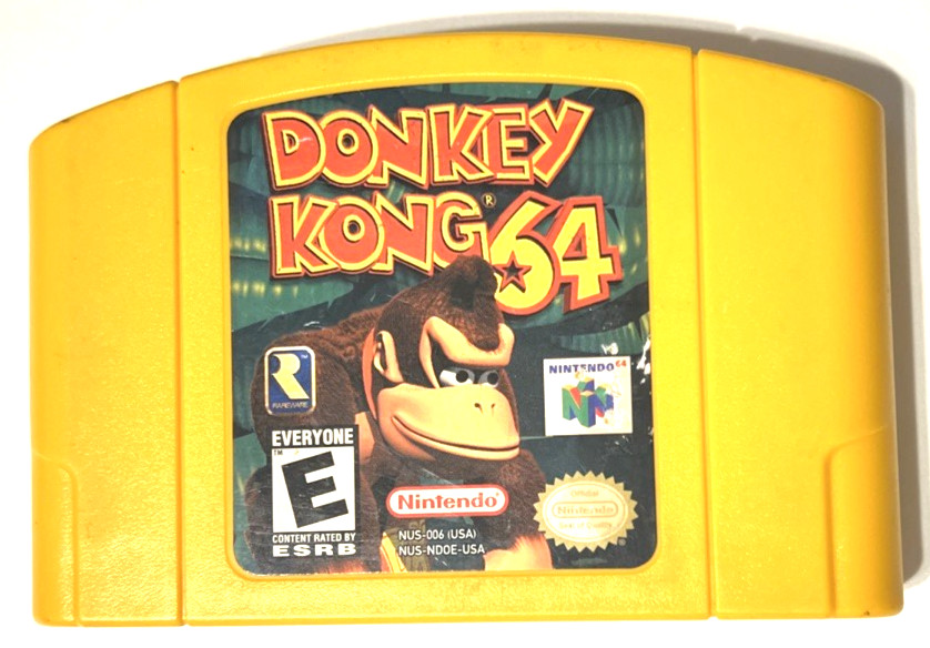 Donkey Kong 64 Nintendo 64 N64 Game Cartridge Only Authentic Tested