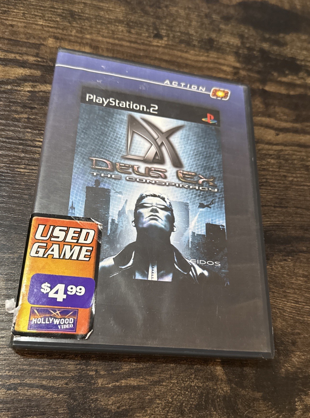 Deus Ex The Conspiracy Sony PlayStation 2 PS2 Action Role-Playing Read