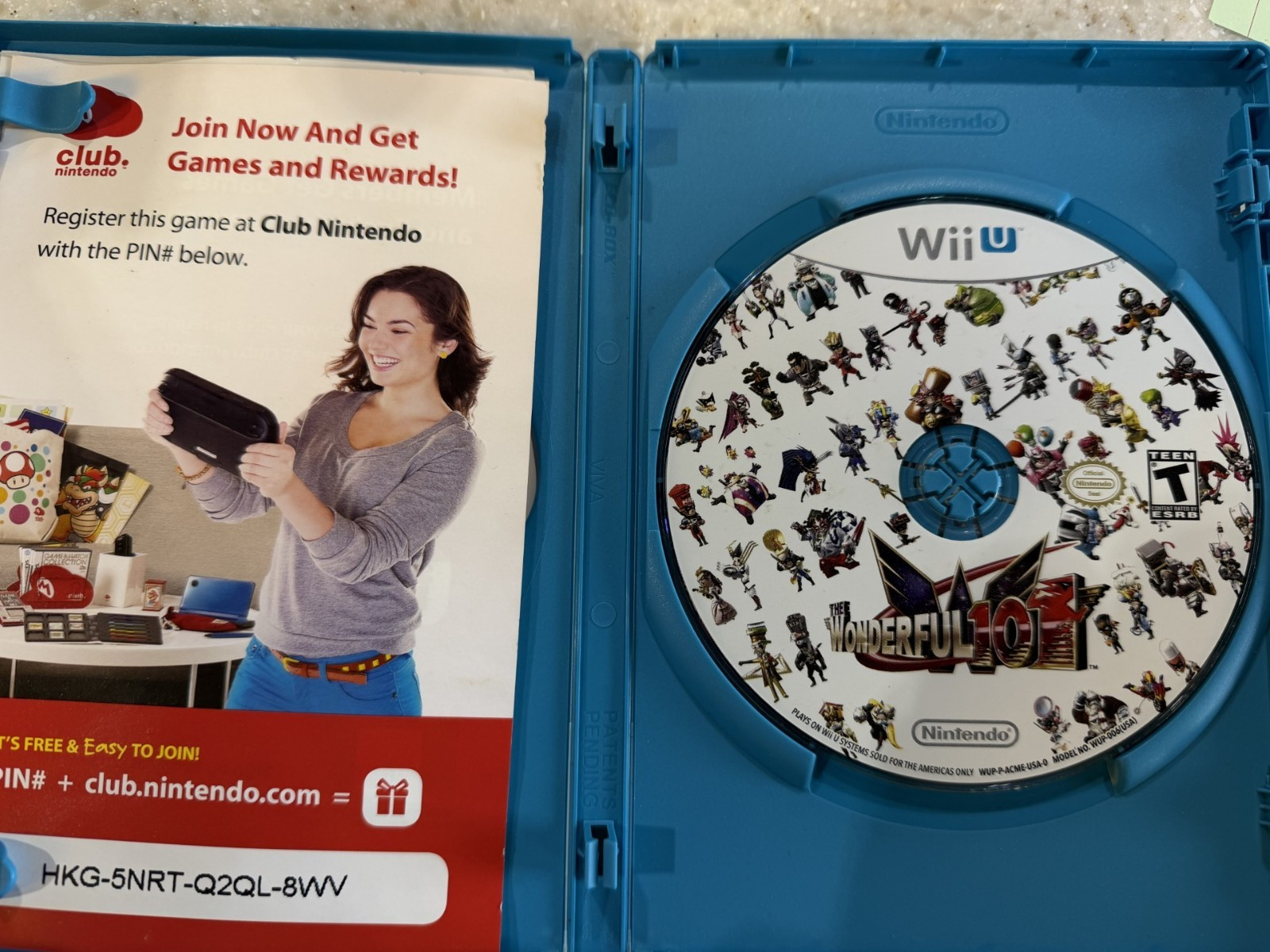 THE WONDERFUL 101 WII U NINTENDO WIIU WII U GAME, MANUAL & CASE COMPLETE NES HQ