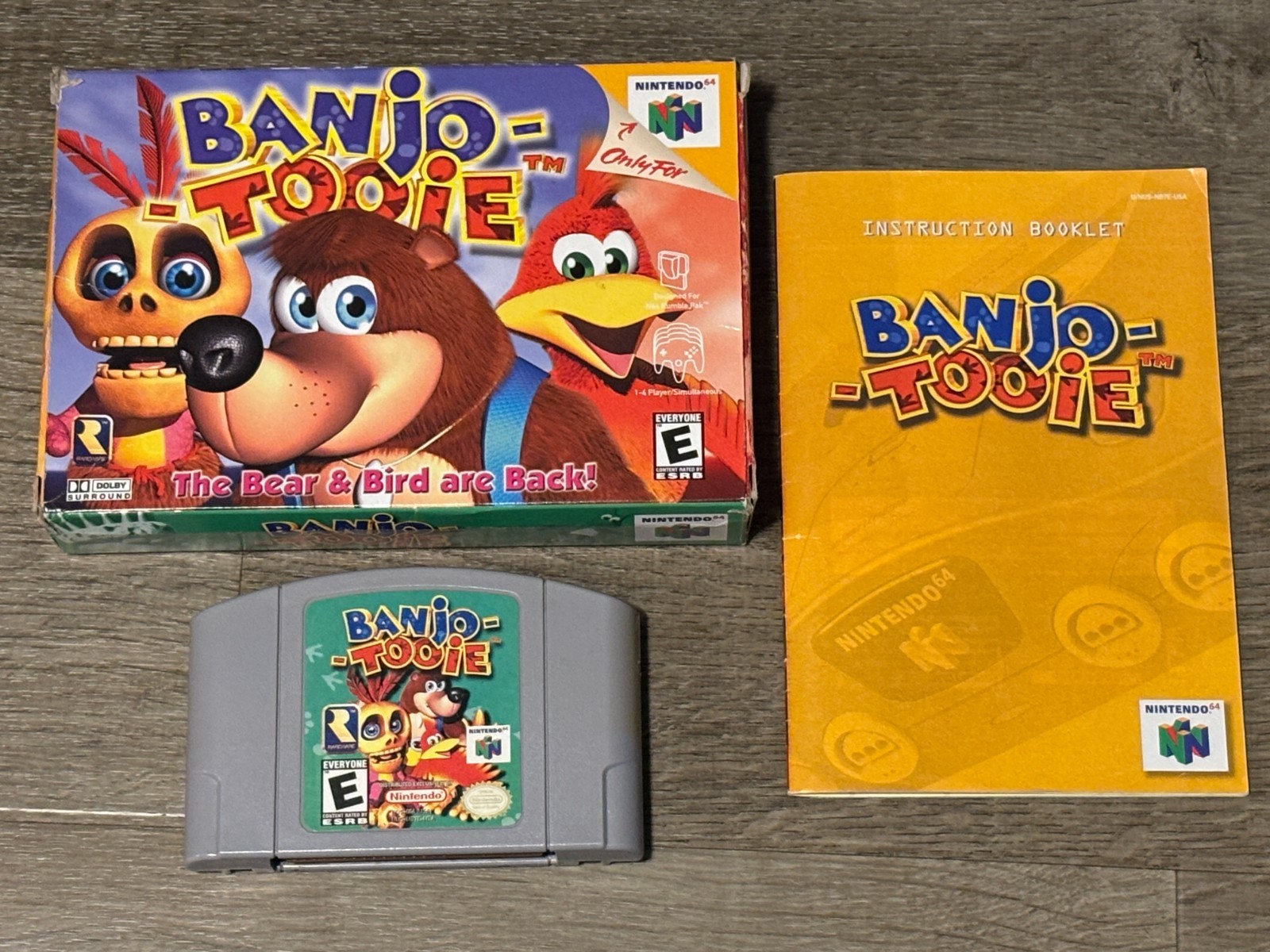 Banjo-Tooie Nintendo 64 N64 Complete CIB Authentic Good Shape Cleaned & Tested