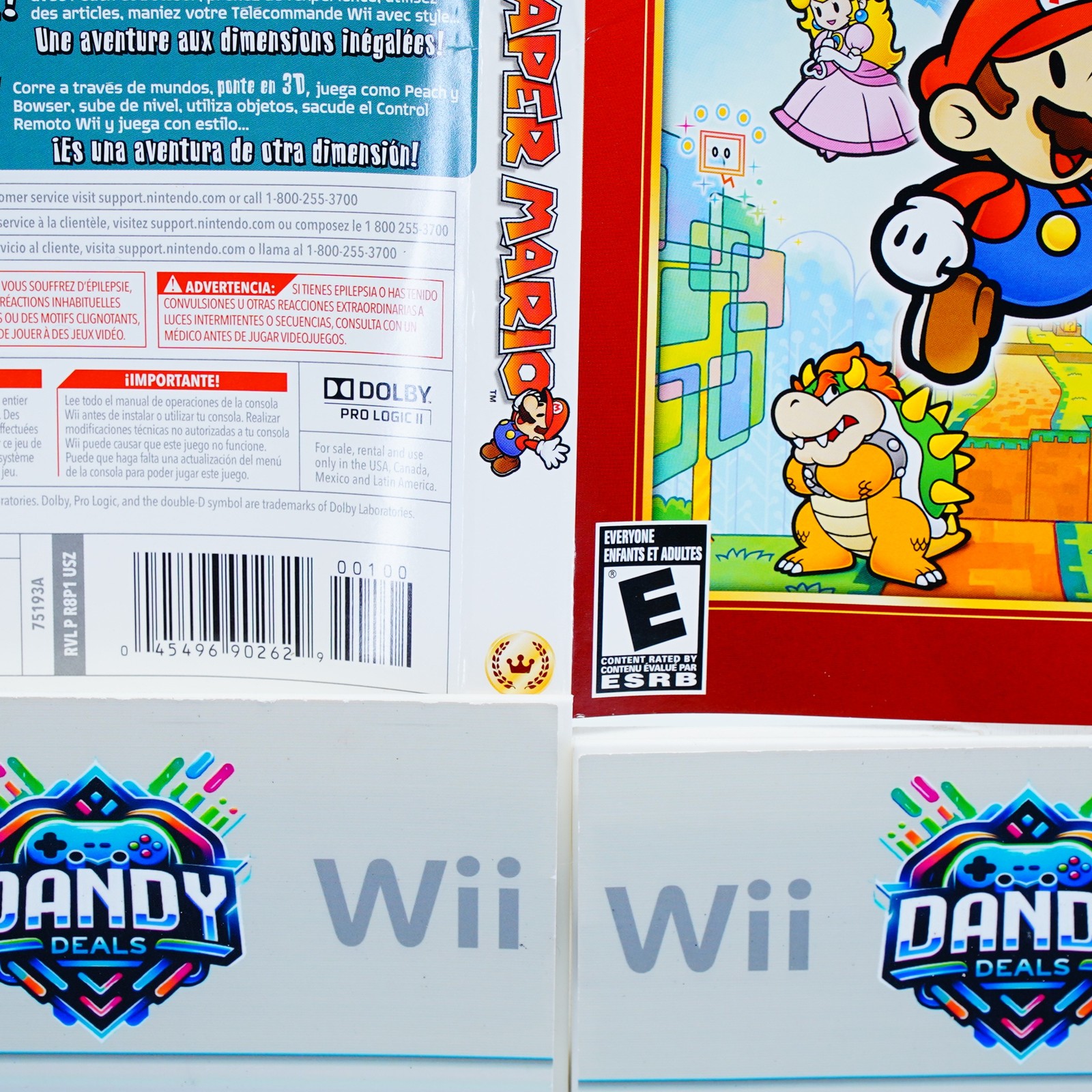 Super Paper Mario Nintendo Selects CIB W/ Manual – Wii