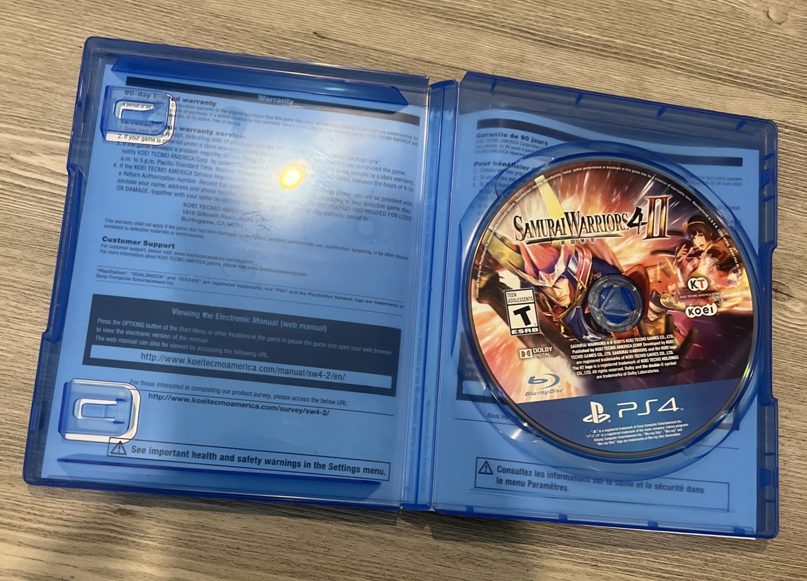 Samurai Warriors 4-11 (PS4) Complete CIB w/ Game & Case – Excellent- FREE SHIP!