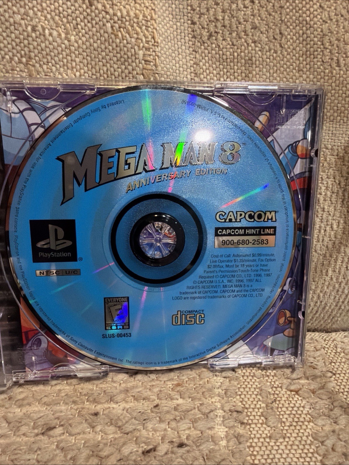 Mega Man 8 Anniversary Edition Sony PlayStation 1, 2000, W/Box & Manual /Tested