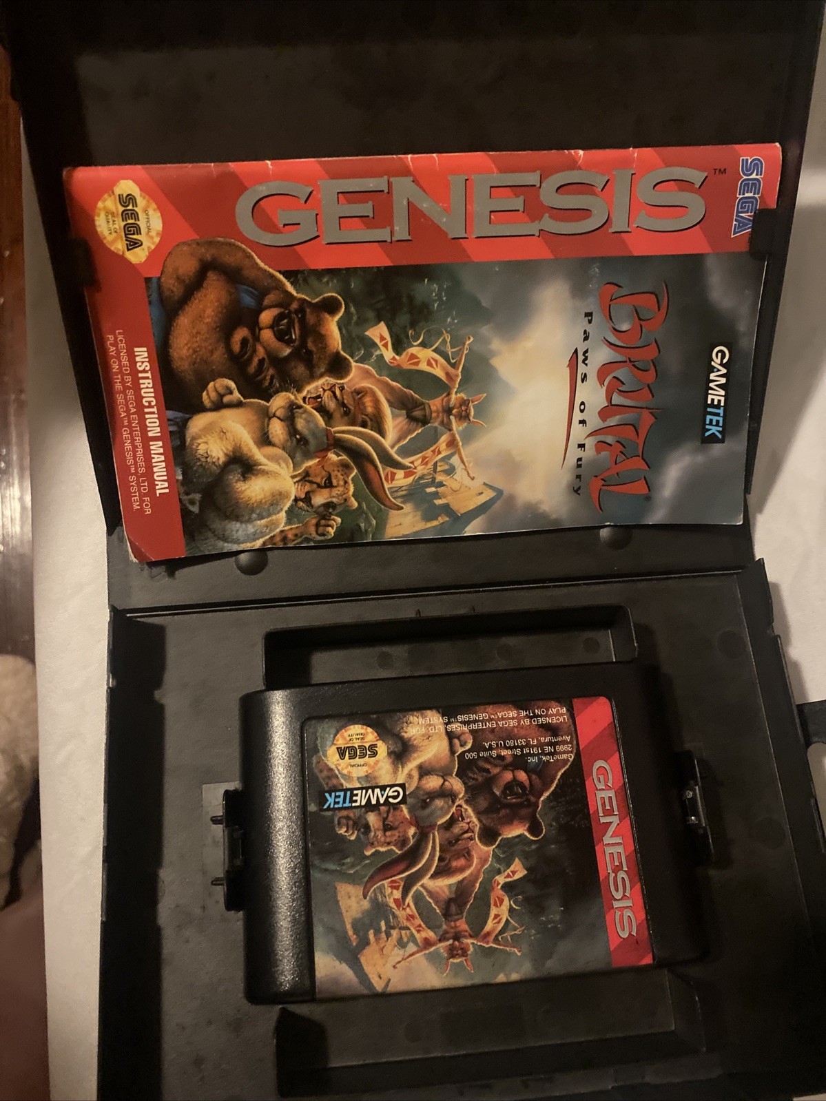 Brutal Paws Of Fury SEGA Genesis 1994