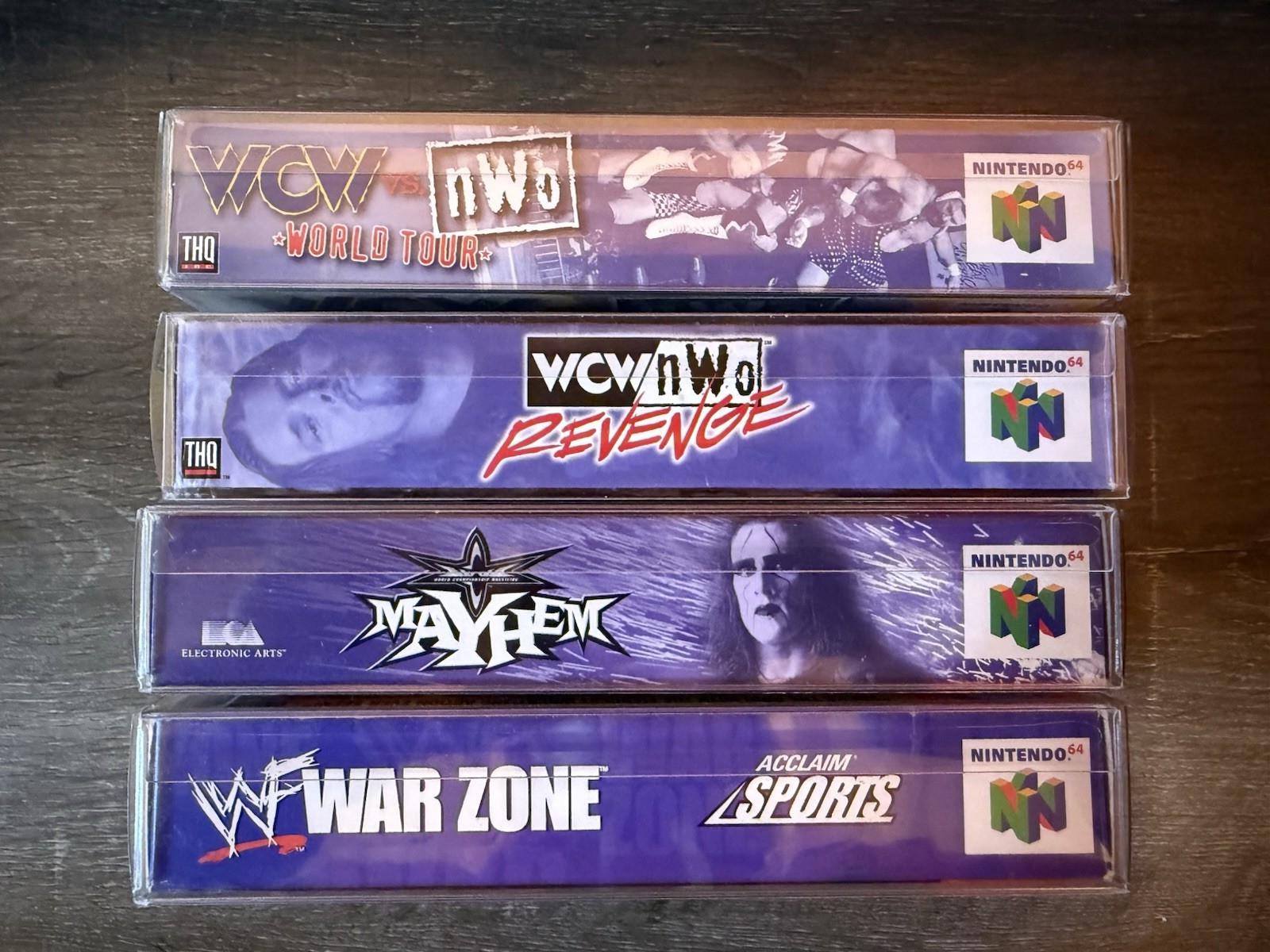 Nintendo 64 N64 WCW NWO Revenge – WCW NWO World Tour – WCW Mayhem – WWF War Zone