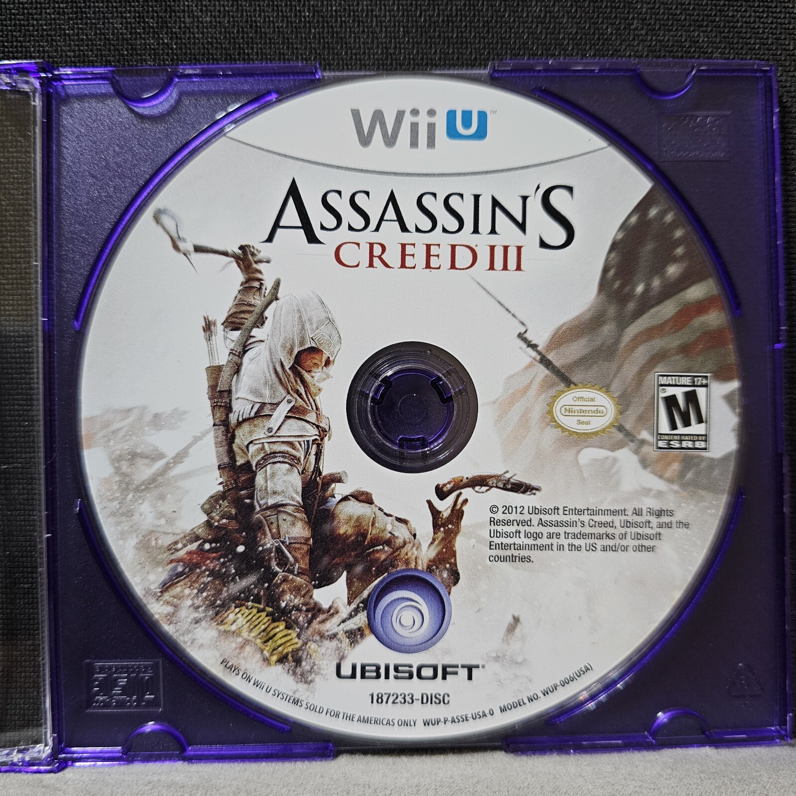 Wii U~ Assassin’s Creed 3 III (Nintendo Wii U) Rated M