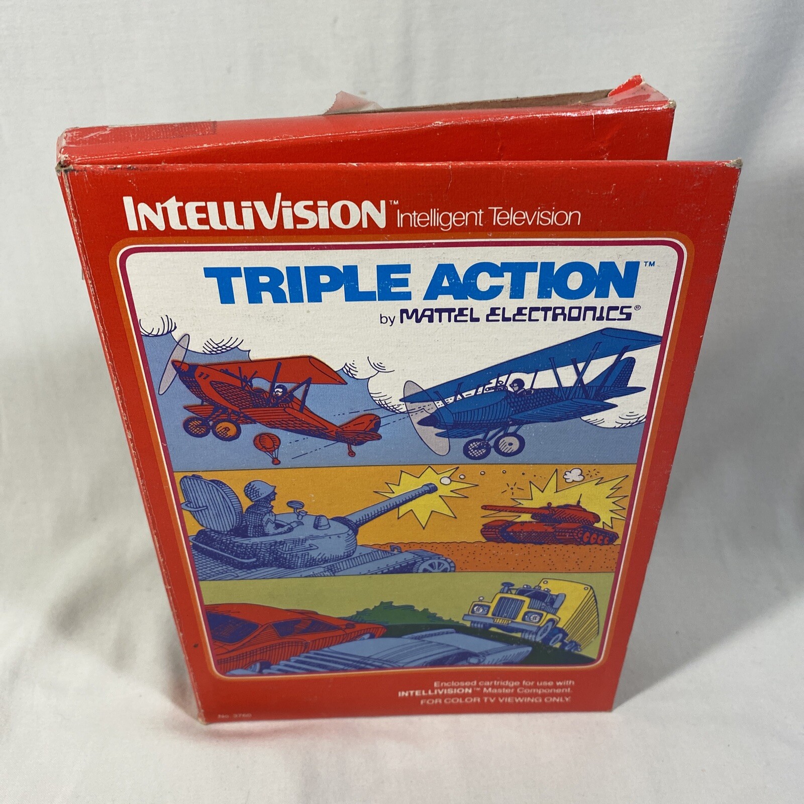 Triple Action (Intellivision, 1981) Mattel Electronics Video Game